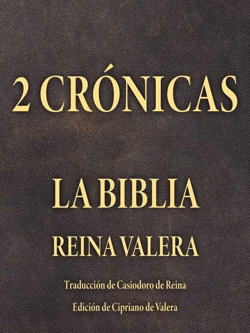 Title details for 2 Crónicas by Cipriano de Valera - Available